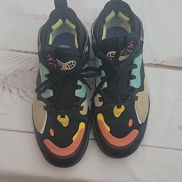 Adidas James Harden Boost Vol 5 Multicolored Supernatura Basketball Sneakers - Picture 9 of 10